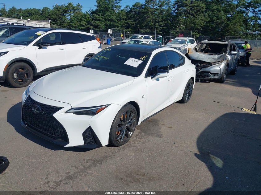 Vin: jthgz1e20n5024005, lot: 46137068, lexus is 350 f sport 20222