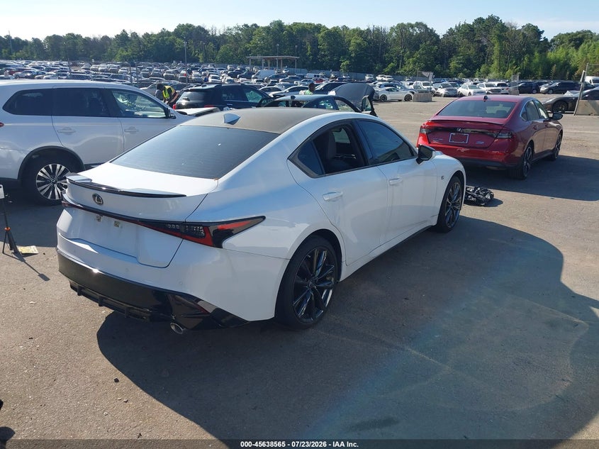 Vin: jthgz1e20n5024005, lot: 46137068, lexus is 350 f sport 20224