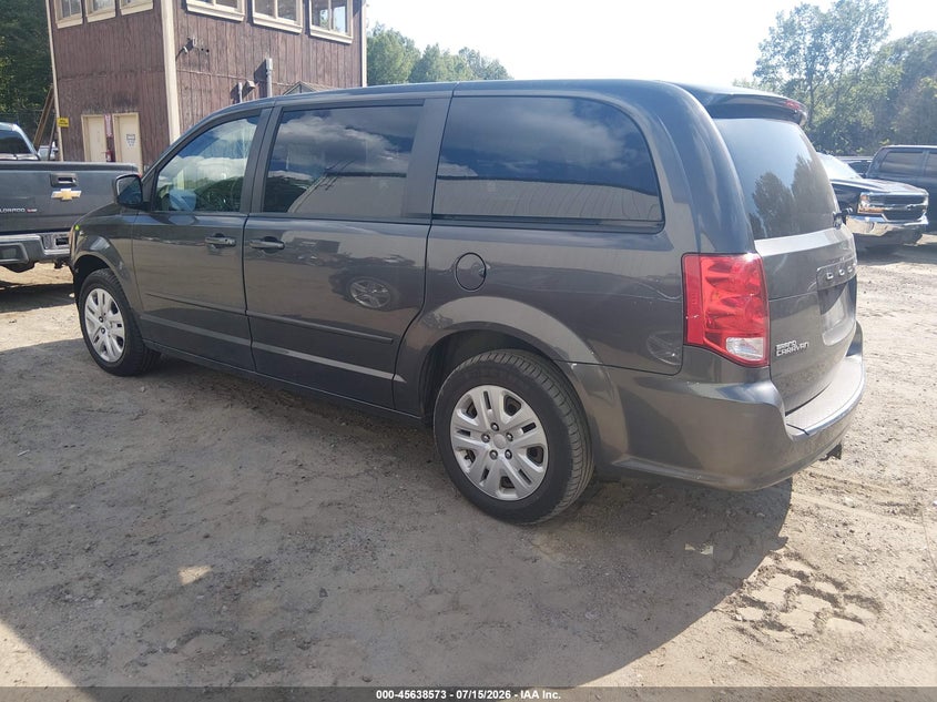 Vin: 2c4rdgbg1fr612981, lot: 46137073, dodge grand caravan se 20153