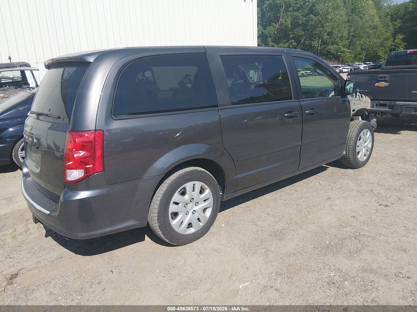Vin: 2c4rdgbg1fr612981, lot: 46137073, dodge grand caravan se 20154