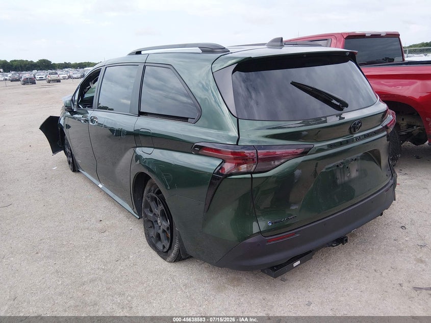 Vin: 5tdcskfc8ts228558, lot: 46137084, toyota sienna woodland edition 20263