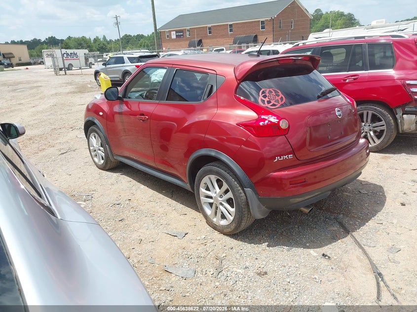 Vin: jn8af5mv8bt023490, lot: 46137123, nissan juke sl 20113