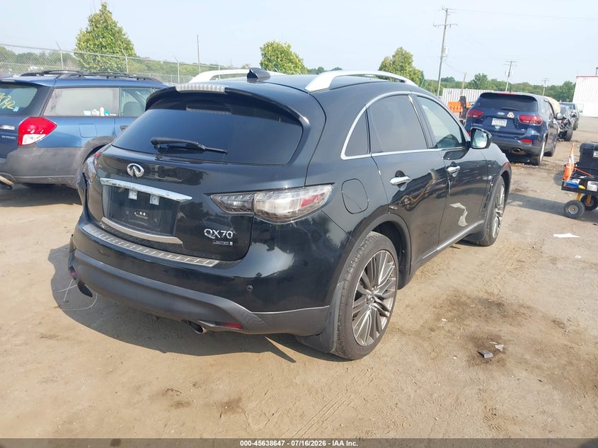 2017 Infiniti Qx70 VIN: JN8CS1MW5HM411382 Lot: 45638647