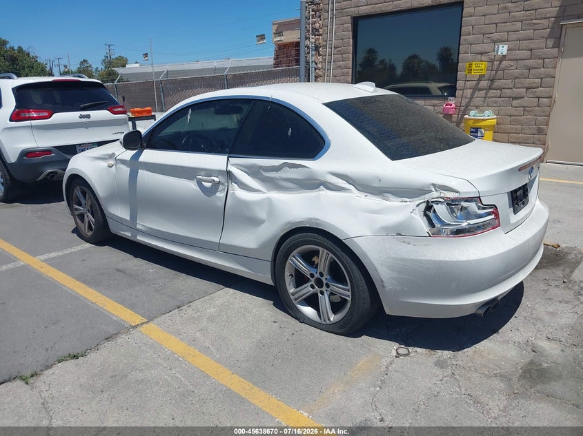 Vin: wbaup7c56dvp24682, lot: 46137171, bmw 128i 20133