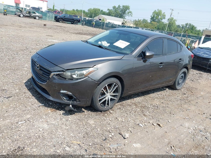 Vin: 3mzbm1u78fm149088, lot: 46137297, mazda mazda3 i sport 20152