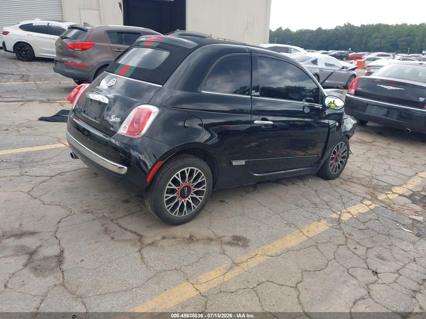 2013 Fiat 500C Gucci VIN: 3C3CFFER8DT713098 Lot: 45638836