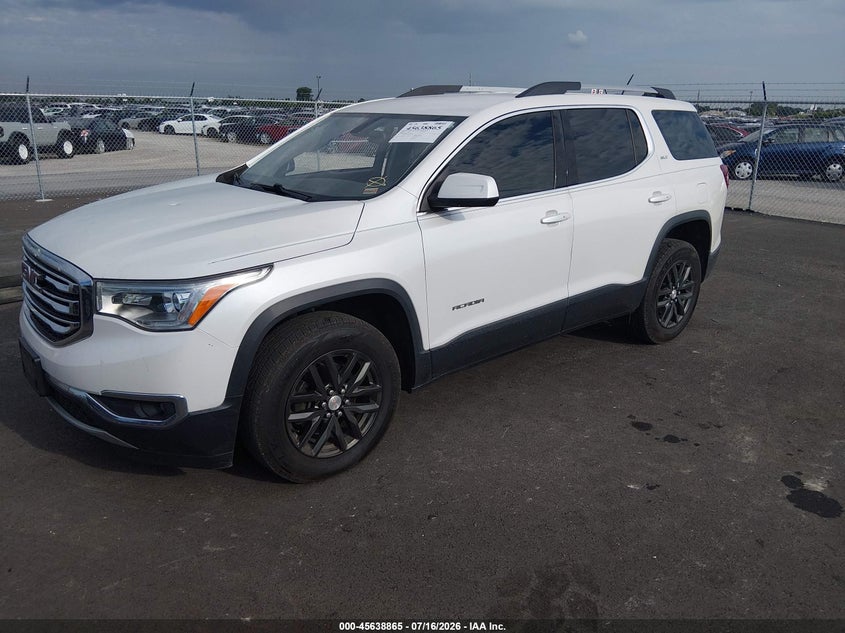 Vin: 1gkknmls2jz142902, lot: 46137366, gmc acadia slt-1 20182