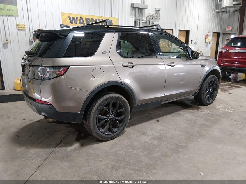 Vin: salcr2bg7hh700757, lot: 46137378, land rover discovery sport hse 20174