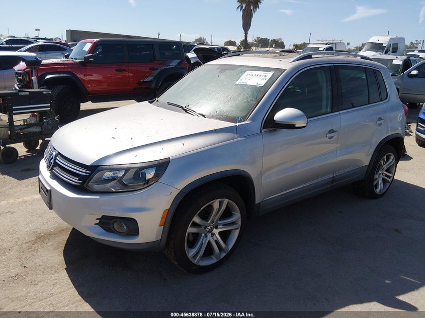 2012 Volkswagen Tiguan Sel WVGAV7AX4CW001546 photo 1