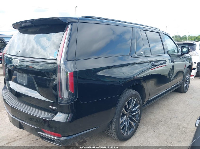 Vin: 1gys4pkl2mr270999, lot: 46137401, cadillac escalade esv 4wd sport 20214