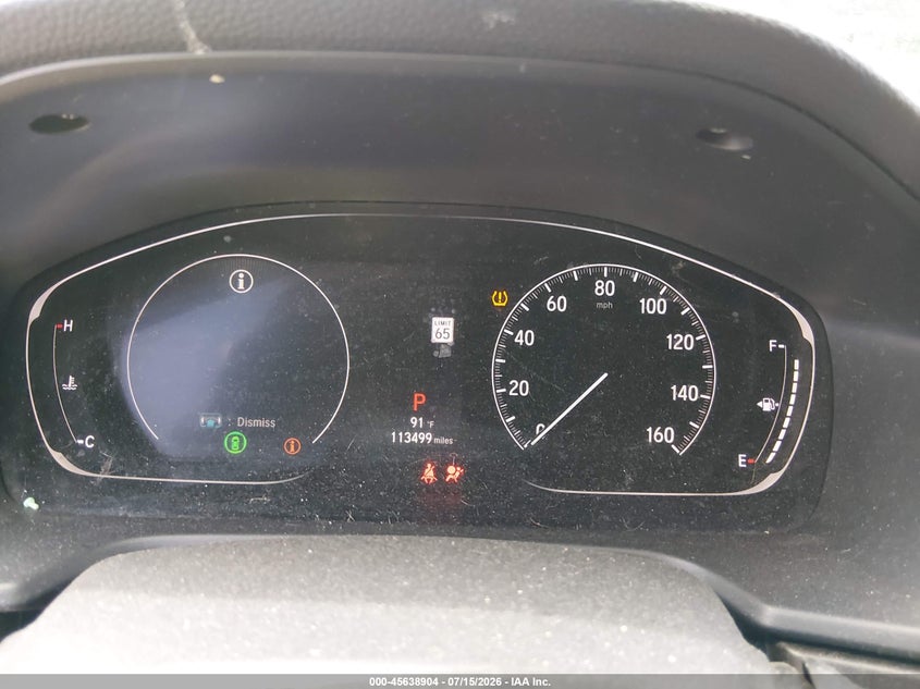 2018 HONDA ACCORD auction photo 7