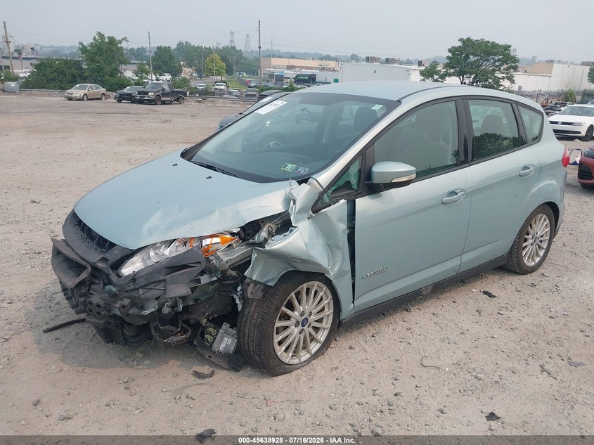 Vin: 1fadp5auxdl519367, lot: 46137429, ford c-max hybrid se 20132