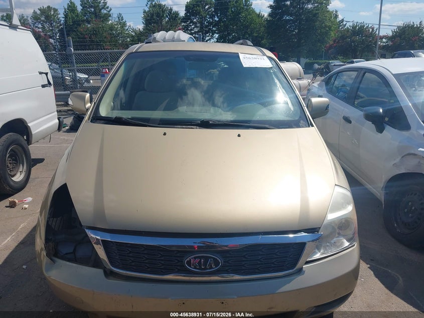 2011 Kia Sedona Lx VIN: KNDMG4C76B6366879 Lot: 45638931