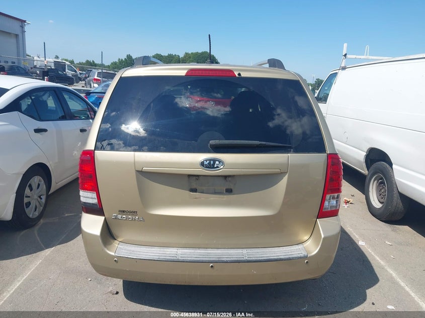 2011 Kia Sedona Lx VIN: KNDMG4C76B6366879 Lot: 45638931