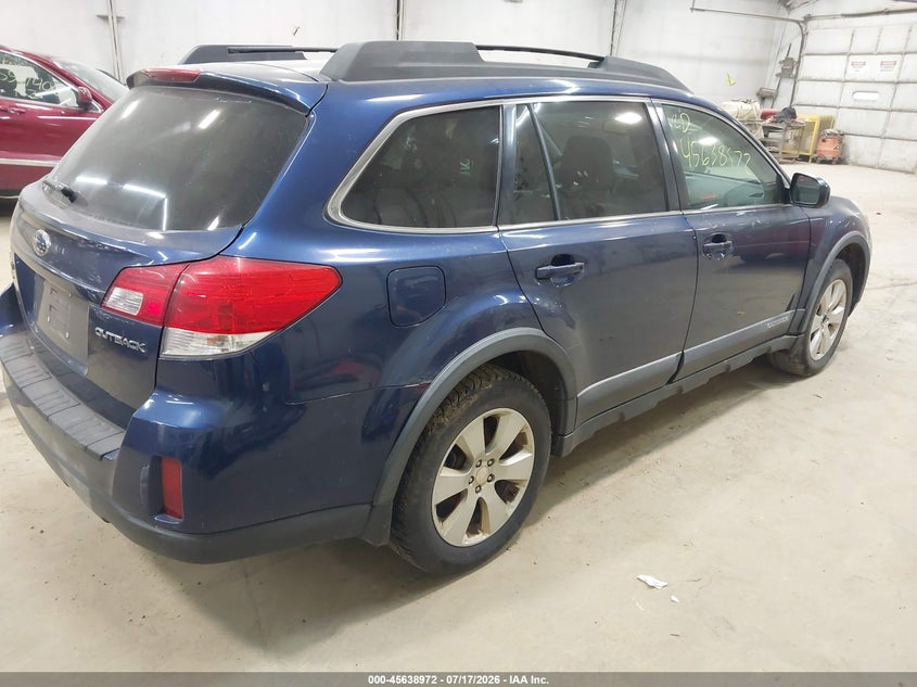 2010 SUBARU OUTBACK auction photo 4