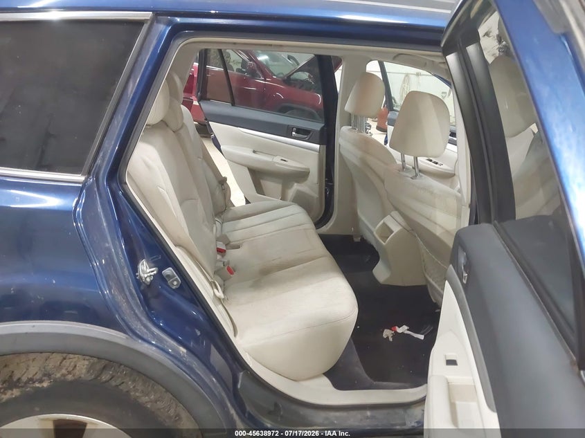 2010 SUBARU OUTBACK auction photo 8