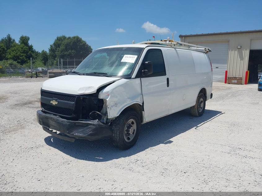 Vin: 1gcwgfcf2f1157430, lot: 46137490, chevrolet express 2500 work van 20152