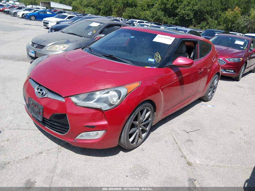 2012 Hyundai Veloster Base W/Gray VIN: KMHTC6AD2CU074425 Lot: 45638996