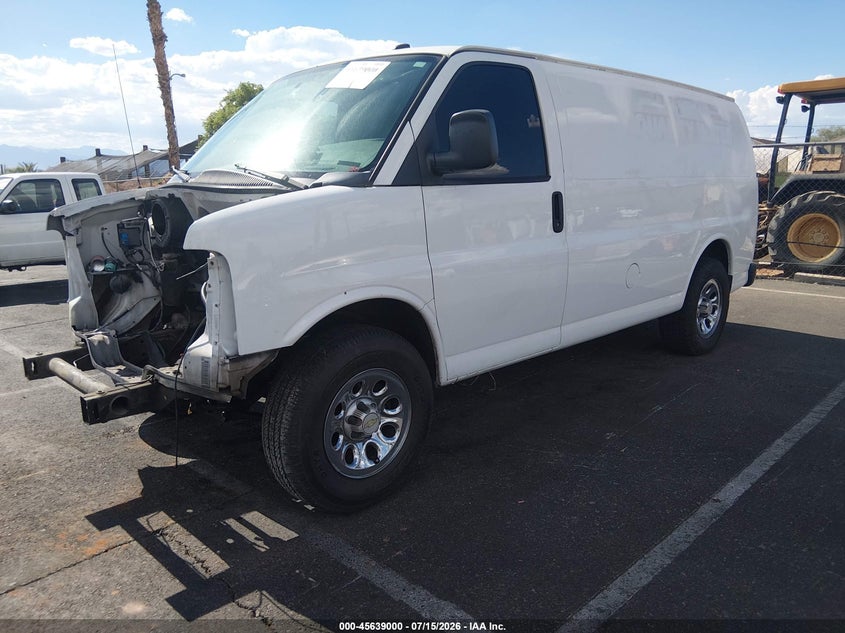 Vin: 1gcsgafx4e1110310, lot: 46137501, chevrolet express 1500 work van 20142