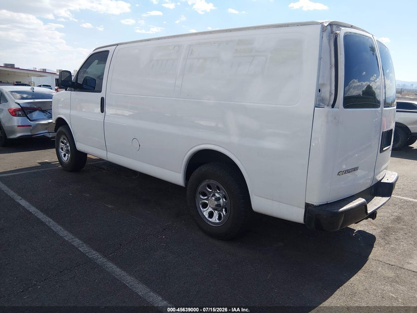 Vin: 1gcsgafx4e1110310, lot: 46137501, chevrolet express 1500 work van 20143