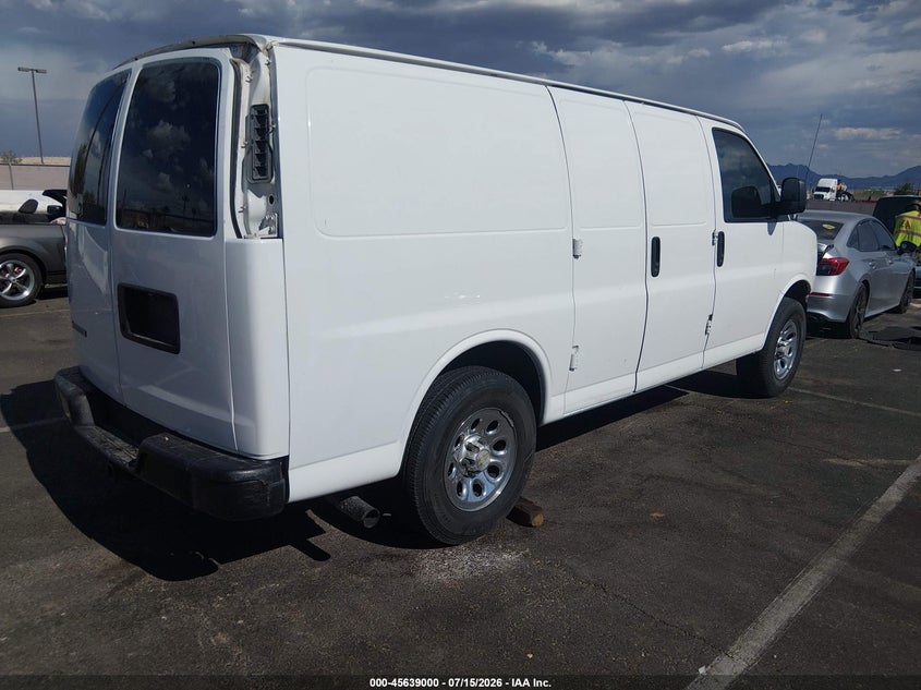 Vin: 1gcsgafx4e1110310, lot: 46137501, chevrolet express 1500 work van 20144