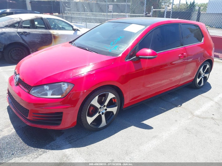 2015 VOLKSWAGEN GOLF GTI auction photo 2