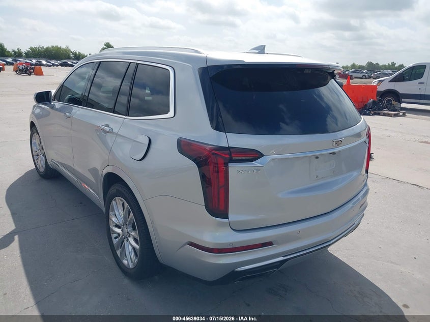 Vin: 1gykpcrs5lz119375, lot: 46137535, cadillac xt6 fwd premium luxury 20203