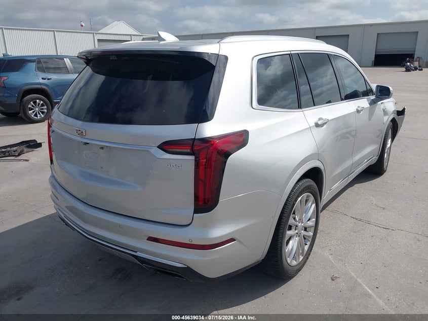 Vin: 1gykpcrs5lz119375, lot: 46137535, cadillac xt6 fwd premium luxury 20204