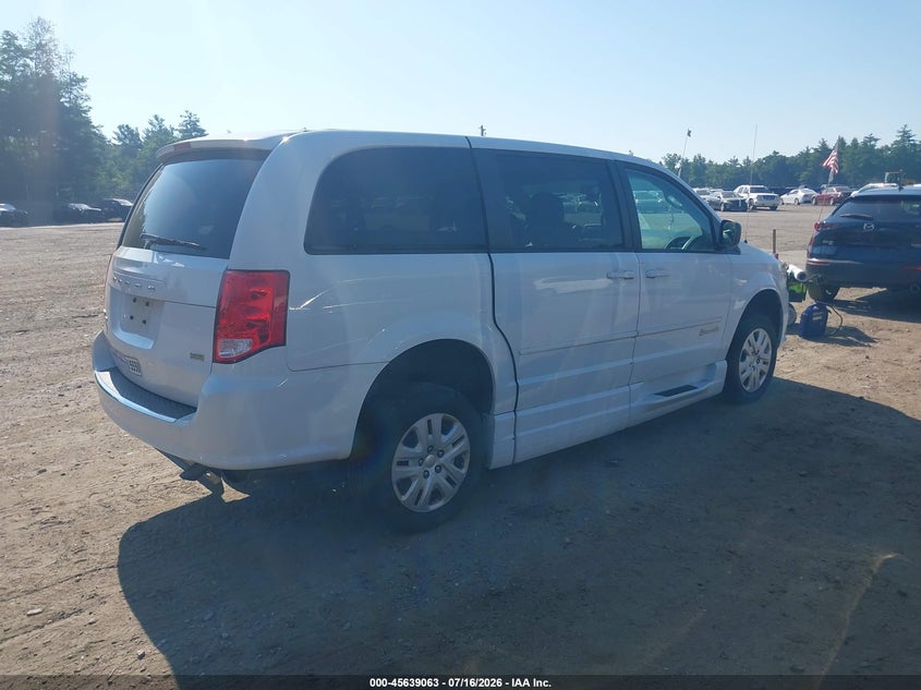 Vin: 2c4rdgbg3fr686158, lot: 46137564, dodge grand caravan avp/se 20154