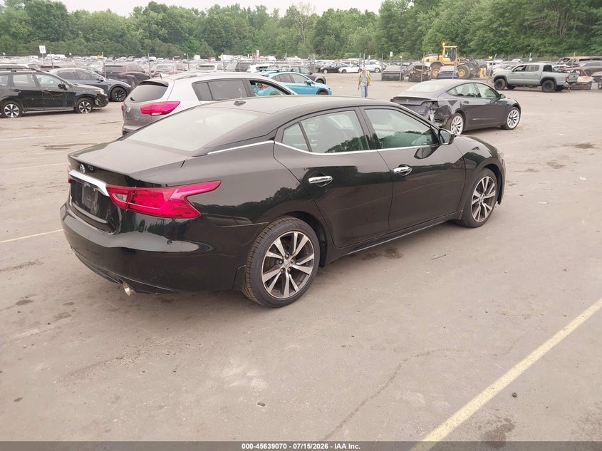 Vin: 1n4aa6ap8hc369205, lot: 46137571, nissan maxima 3.5 s 20174