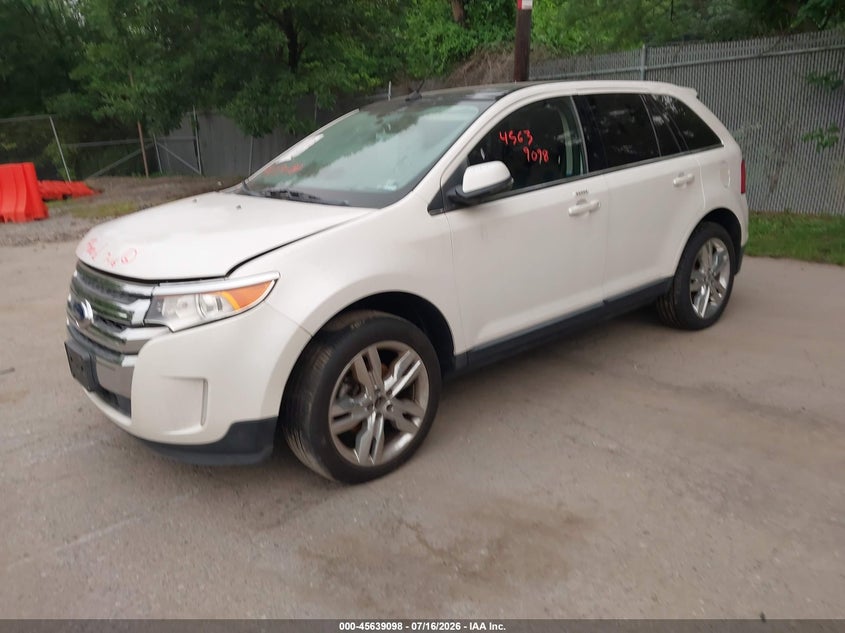 Vin: 2fmdk4kc9cba76437, lot: 46137599, ford edge limited 20122