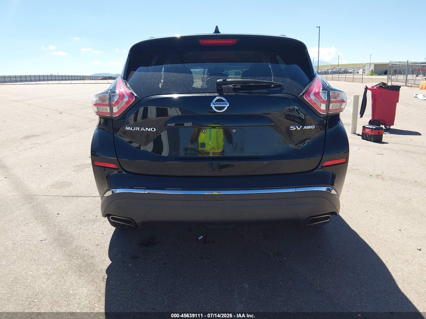 2017 Nissan Murano Sv VIN: 5N1AZ2MH9HN112845 Lot: 45639111