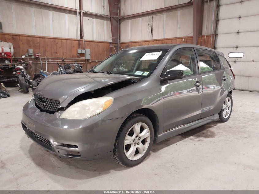 2004 Toyota Matrix, Front & Rear, IAAI, VIN 2T1KR32E64C265977 — photo 2