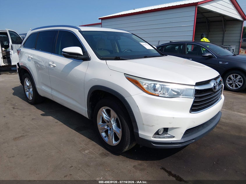 Vin: 5tdykrfh9es012067, lot: 46137621, toyota highlander limited v6 2014 img_1
