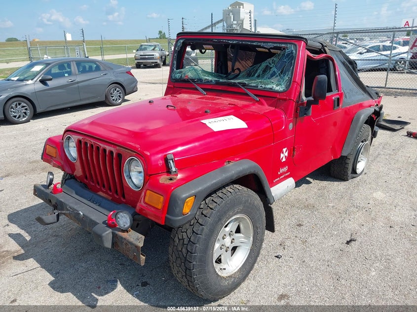 2004 Jeep Wrangler, Переворот, IAAI, VIN 1J4FA49S04P754171 — фото 2