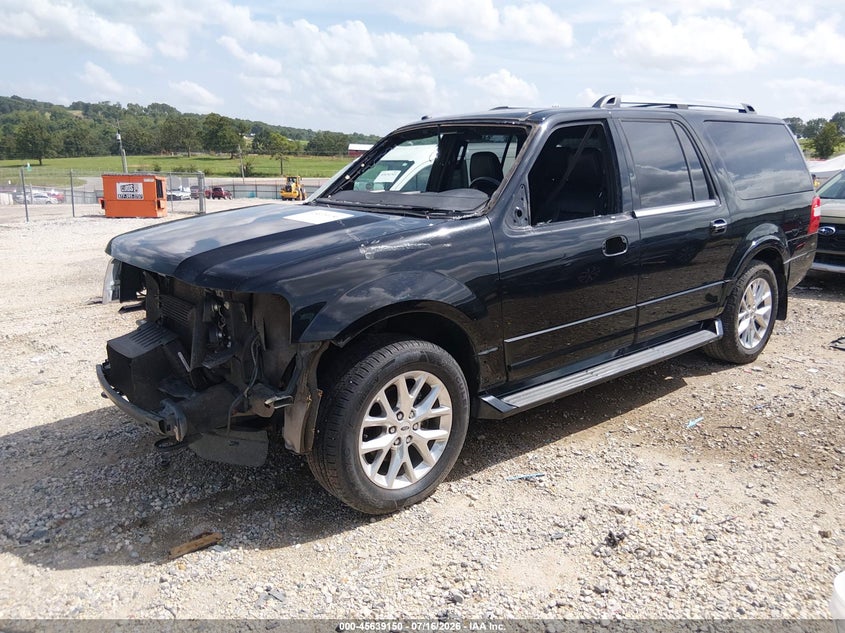 Vin: 1fmjk2at2hea07125, lot: 46137651, ford expedition el limited 20172