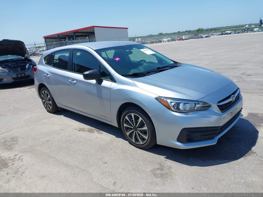 Vin: 4s3gtab63n3721917, lot: 46137700, subaru impreza base 5-door 2022 img_1