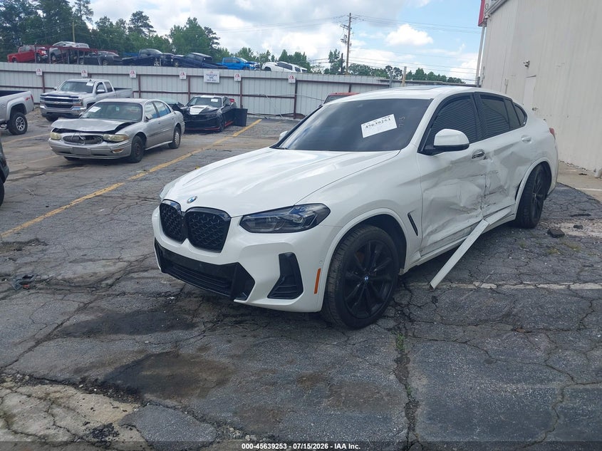 Vin: 5ux33dt03p9s03038, lot: 46137754, bmw x4 xdrive30i 20232