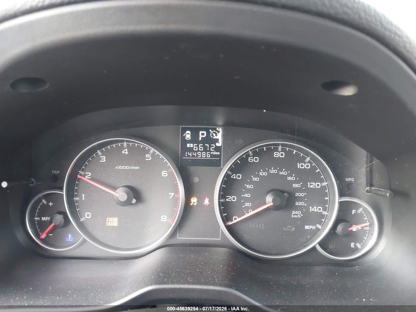 2014 SUBARU OUTBACK auction photo 7