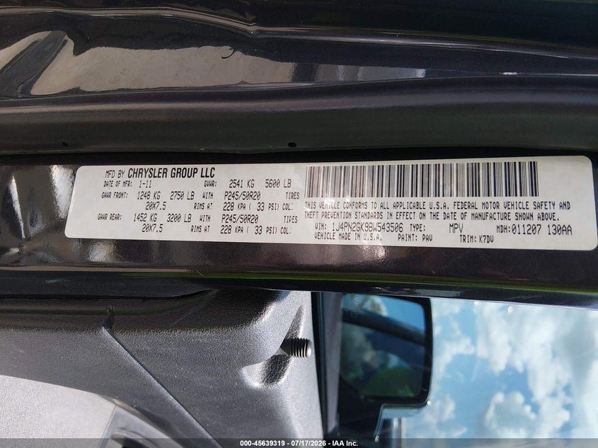 2011 JEEP LIBERTY SPORT · Фото 9
