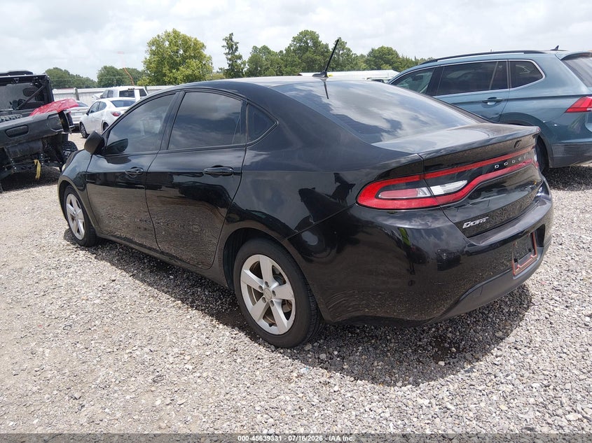 Vin: 1c3cdfbb7gd517239, lot: 46137832, dodge dart sxt 20163