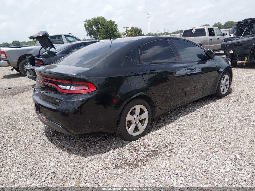Vin: 1c3cdfbb7gd517239, lot: 46137832, dodge dart sxt 20164