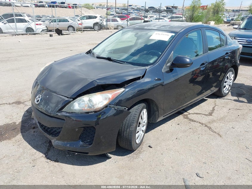 Vin: jm1bl1ug7c1590497, lot: 46137857, mazda mazda3 i sport 20122