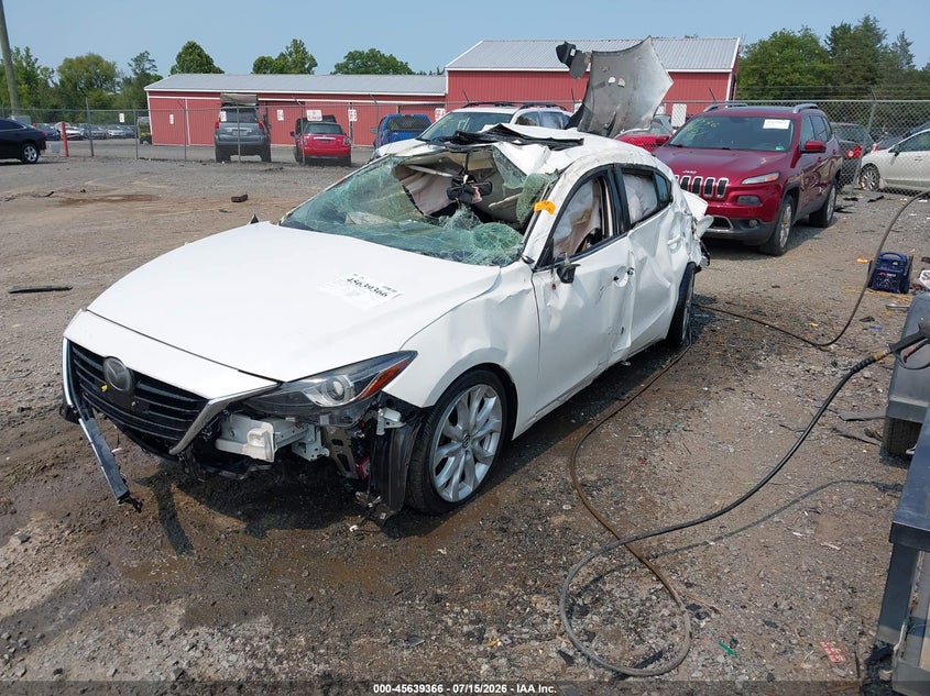 Vin: jm1bm1w34e1171548, lot: 46137868, mazda mazda3 s grand touring 20142
