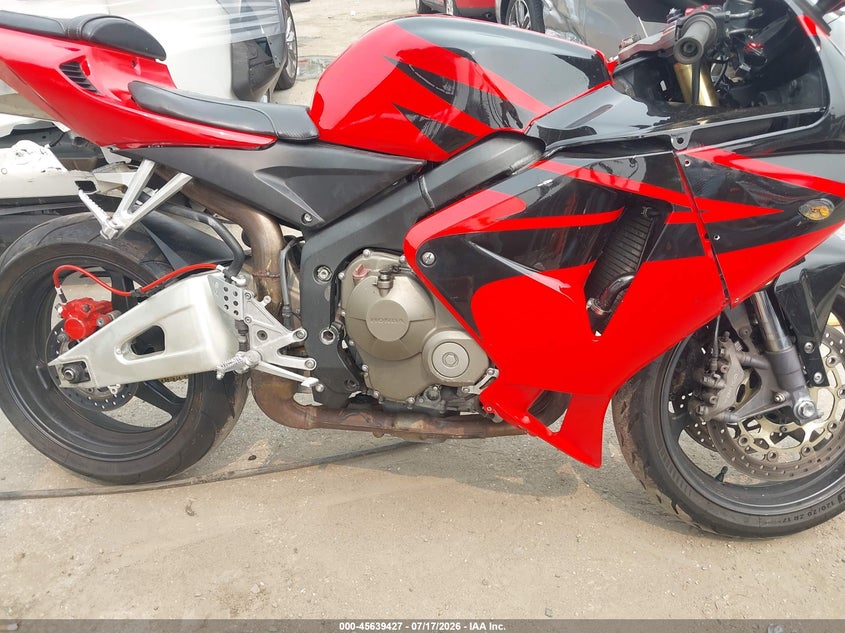 2005 Honda Cbr600 Rr VIN: JH2PC37085M207319 Lot: 45639427