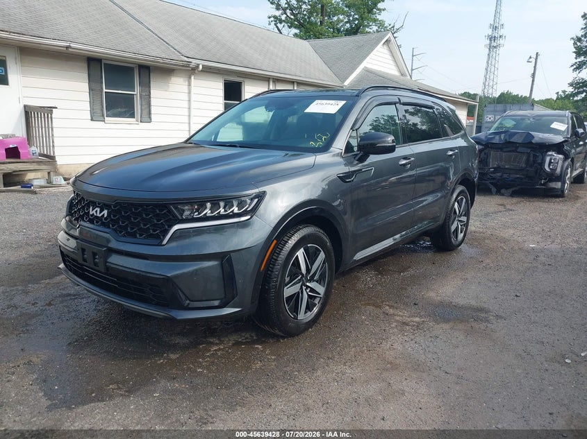 Vin: 5xyrl4lc2ng136076, lot: 46137931, kia sorento s 20222