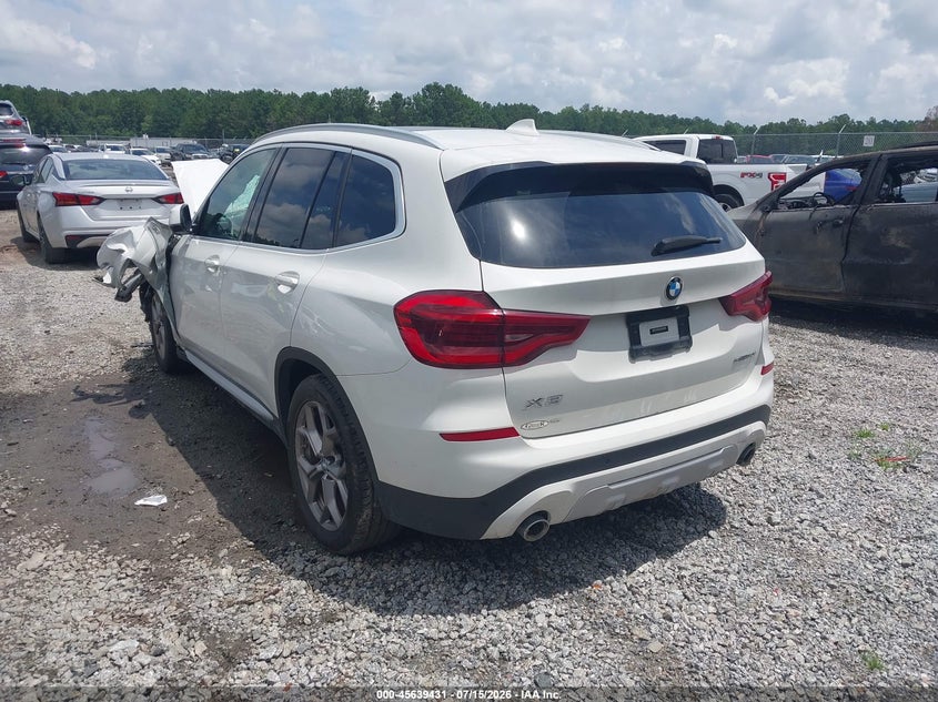 BMW X3 2021 VIN 5UXTY3C04M9E86589