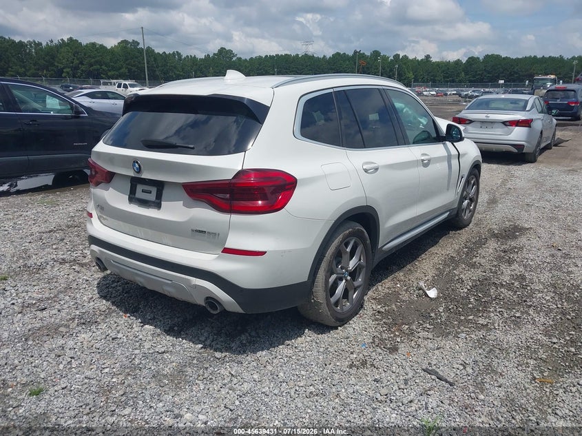 BMW X3 2021 VIN 5UXTY3C04M9E86589