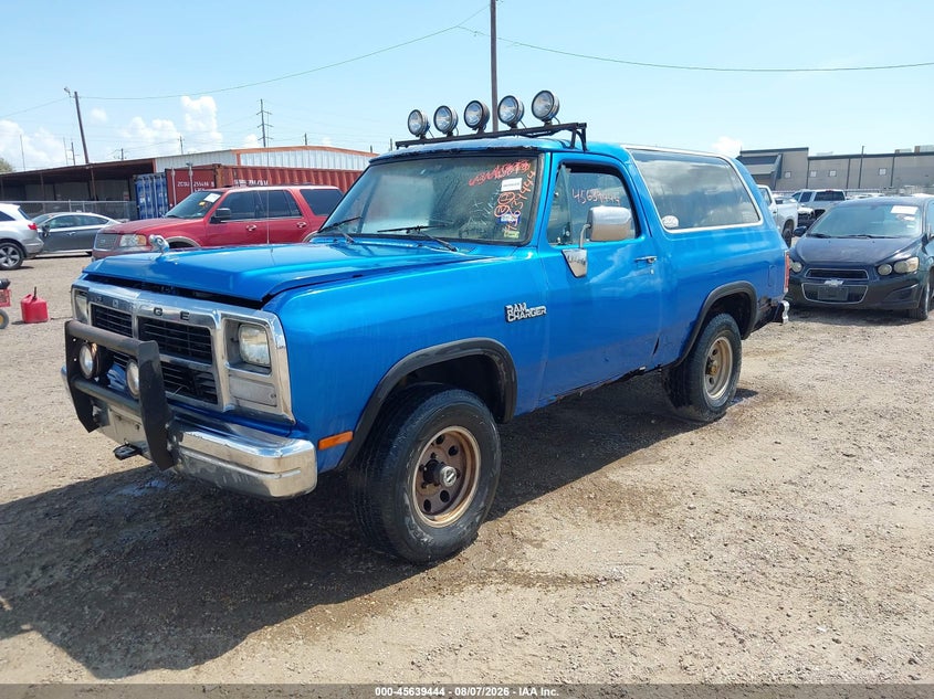 1992 DODGE RAMCHARGER COUPE 5.2L V8 FI OHV 16V F2