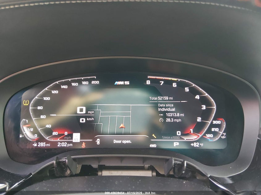 2020 BMW M5 Competition VIN: WBSJF0C07LB448882 Lot: 45639454
